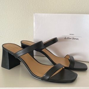 & other stories,  heels, size 9, black